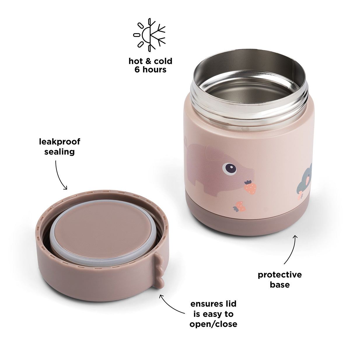 Insulated food jar